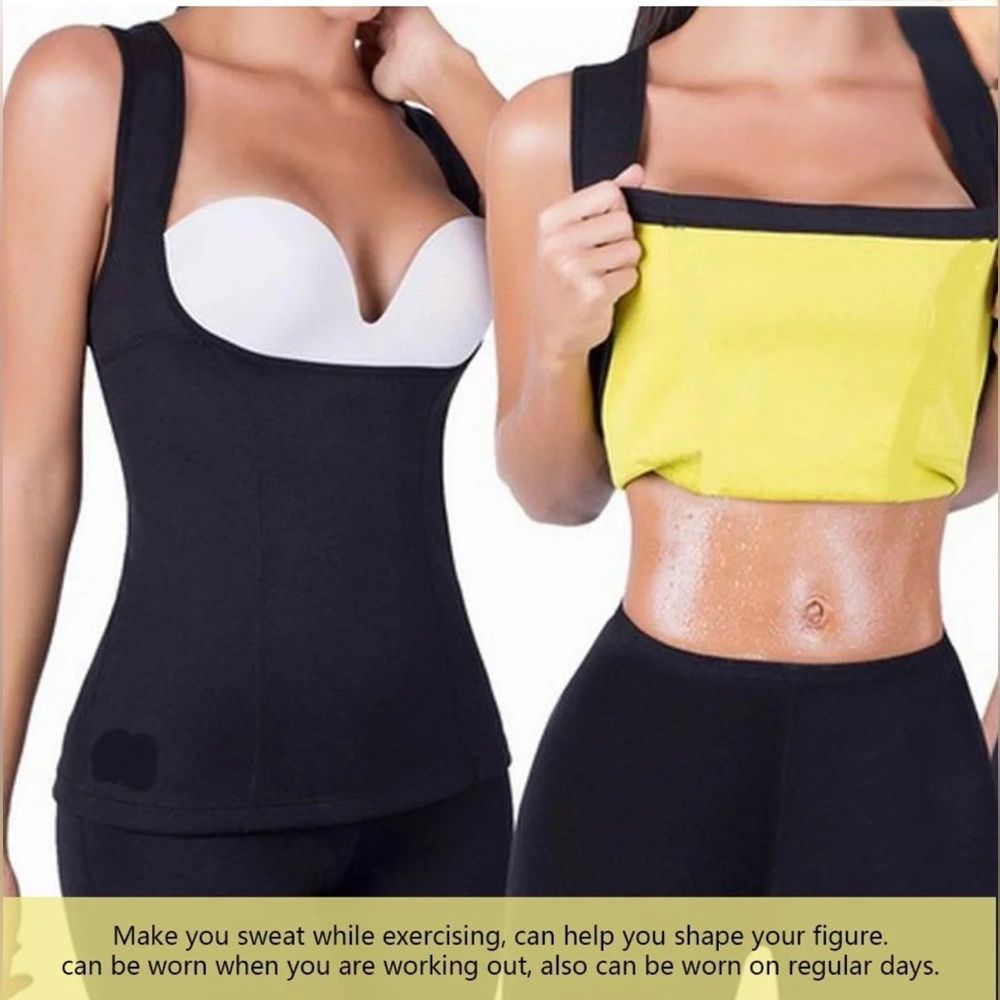 Junlan Women’s Neoprene Sauna Vest & Waist Trainer - Size S